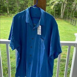 Tommy Bahama Blue Casual Button Down Shirt